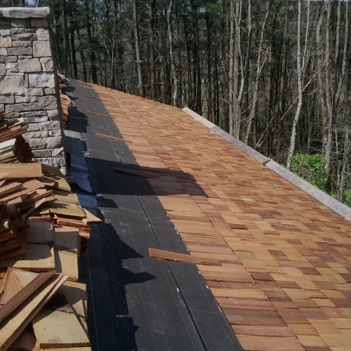 Private Residence in Murrysville with Cedar Shake Roof
